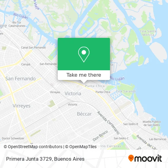 Primera Junta 3729 map