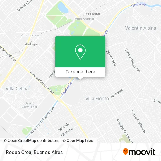 Roque Crea map