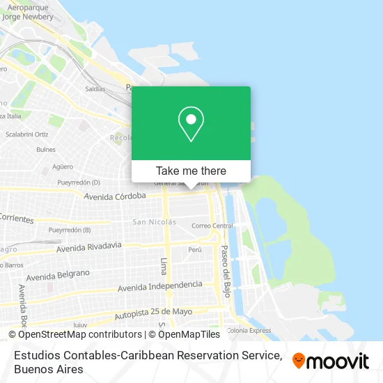 Estudios Contables-Caribbean Reservation Service map