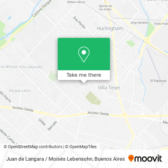 Mapa de Juan de Langara / Moisés Lebensohn