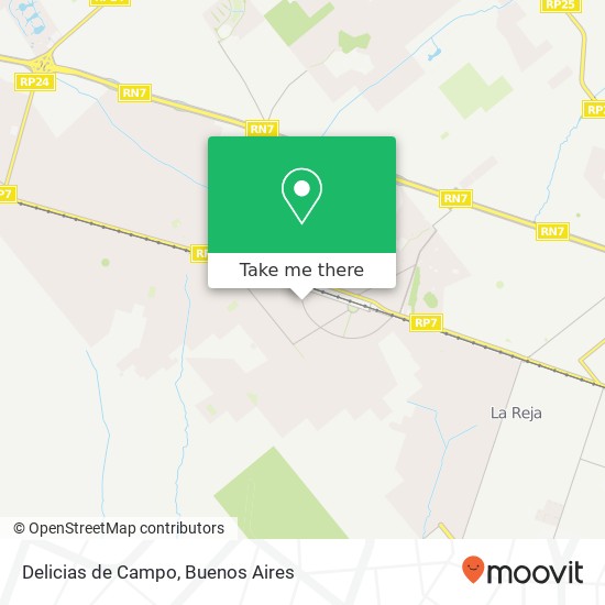 Delicias de Campo map