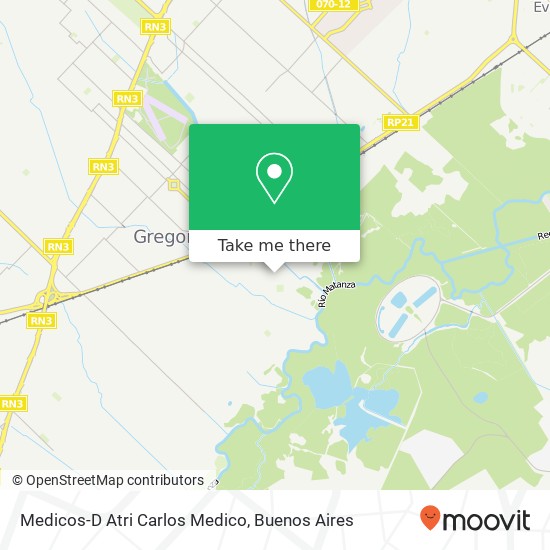 Medicos-D Atri Carlos Medico map
