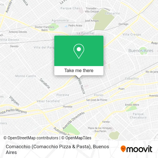 Comacchio (Comacchio Pizza & Pasta) map