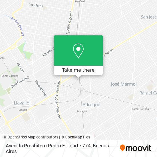 Avenida Presbitero Pedro F. Uriarte 774 map