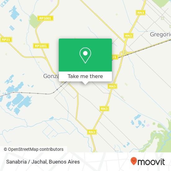 Sanabria / Jachal map