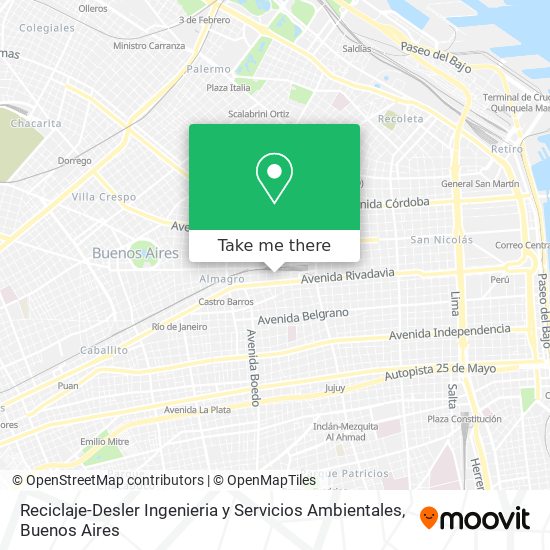 Reciclaje-Desler Ingenieria y Servicios Ambientales map