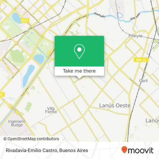 Rivadavia-Emilio Castro map