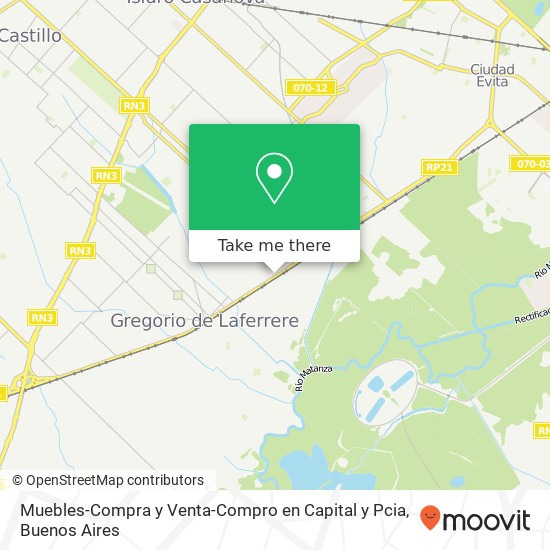 Muebles-Compra y Venta-Compro en Capital y Pcia map