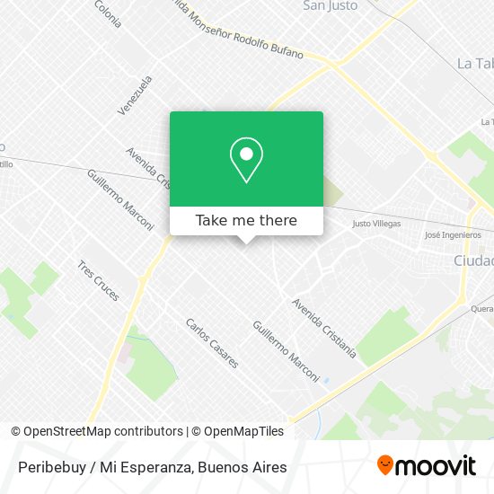 Peribebuy / Mi Esperanza map