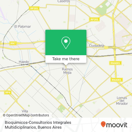 Bioquimicos-Consultorios Integrales Multidiciplinarios map