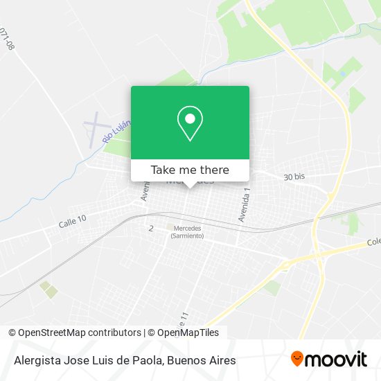 Alergista Jose Luis de Paola map