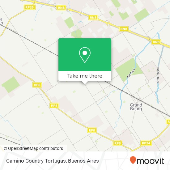 Camino Country Tortugas map