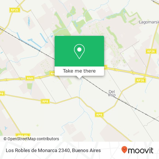 Los Robles de Monarca 2340 map