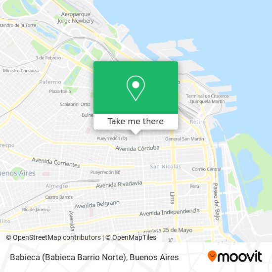 Mapa de Babieca (Babieca Barrio Norte)