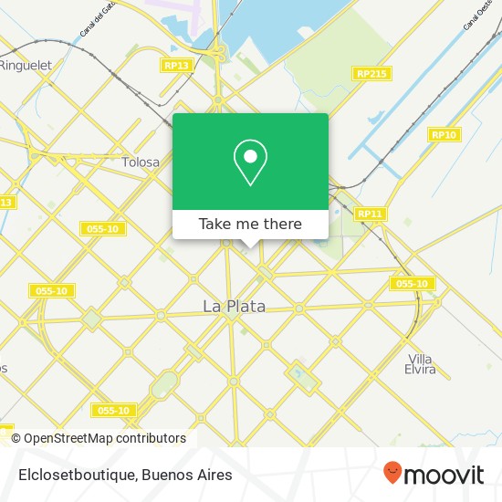 Elclosetboutique, Calle 47 1900 La Plata map