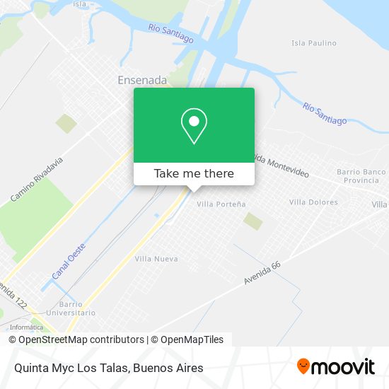 Quinta Myc Los Talas map