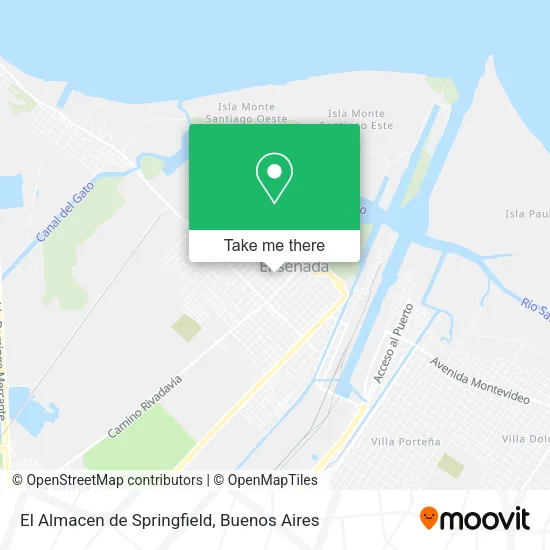 Mapa de El Almacen de Springfield