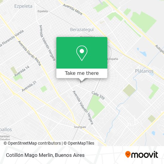Mapa de Cotillón Mago Merlín