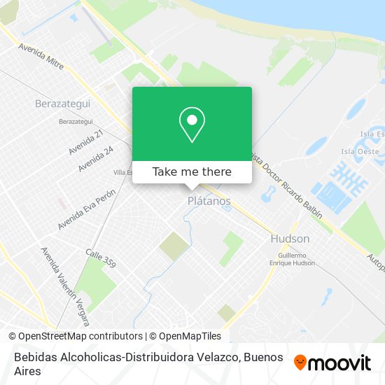 Bebidas Alcoholicas-Distribuidora Velazco map