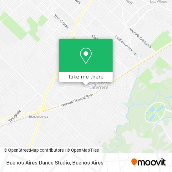 Buenos Aires Dance Studio map