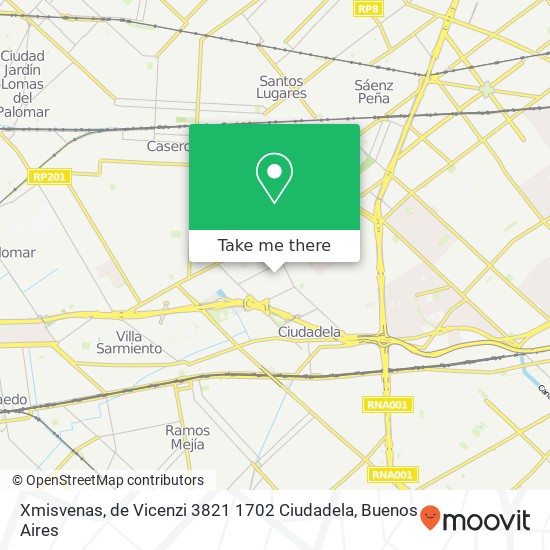 Mapa de Xmisvenas, de Vicenzi 3821 1702 Ciudadela