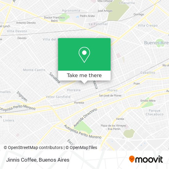 Jinnis Coffee map