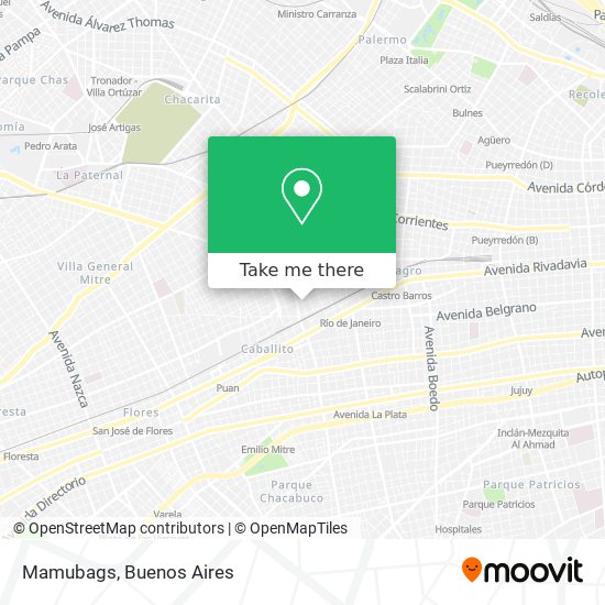 Mamubags map