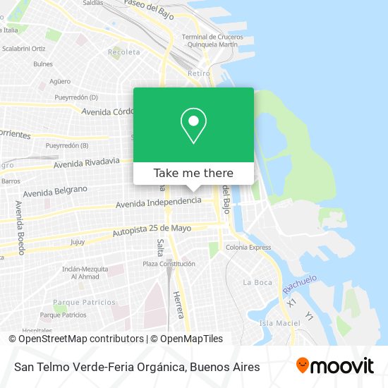 San Telmo Verde-Feria Orgánica map