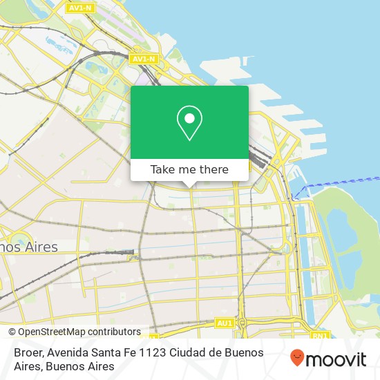 Broer, Avenida Santa Fe 1123 Ciudad de Buenos Aires map