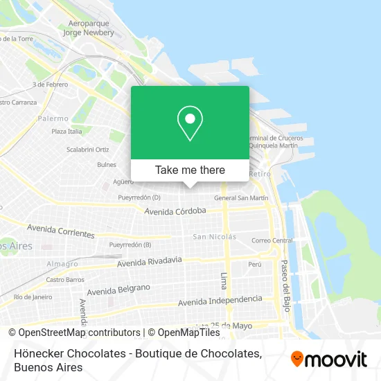 Hönecker Chocolates - Boutique de Chocolates map