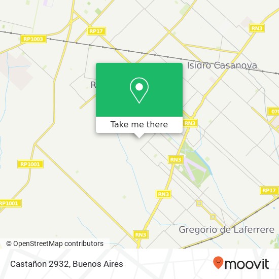 Castañon 2932 map