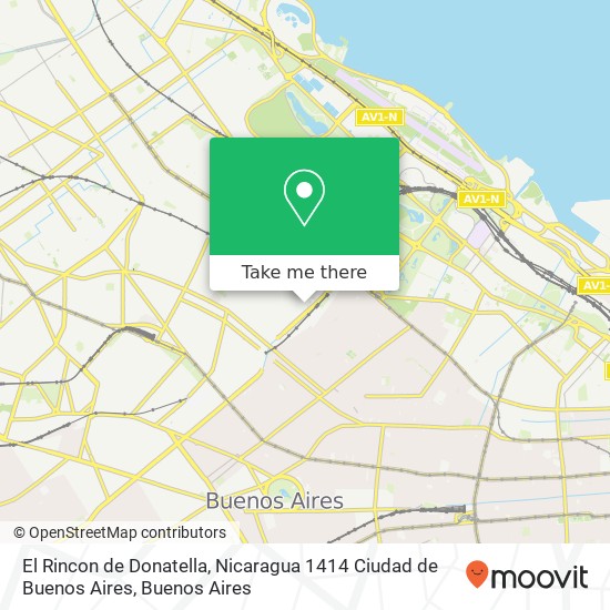 El Rincon de Donatella, Nicaragua 1414 Ciudad de Buenos Aires map