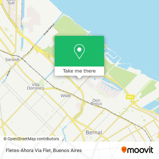 Mapa de Fletes-Ahora Via Flet