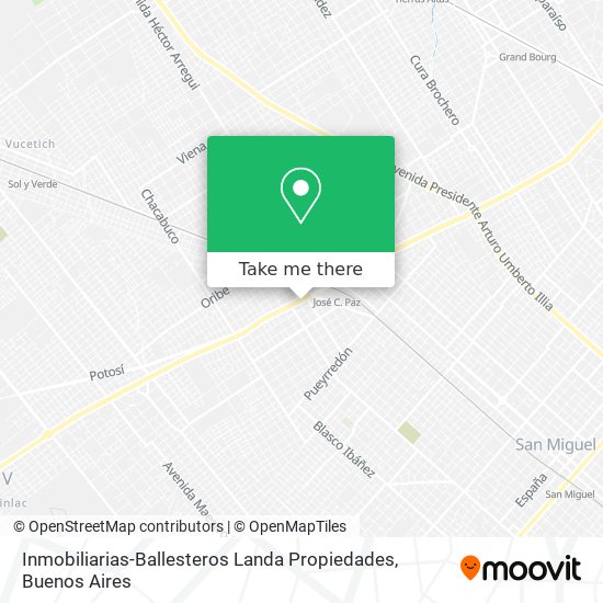 Mapa de Inmobiliarias-Ballesteros Landa Propiedades