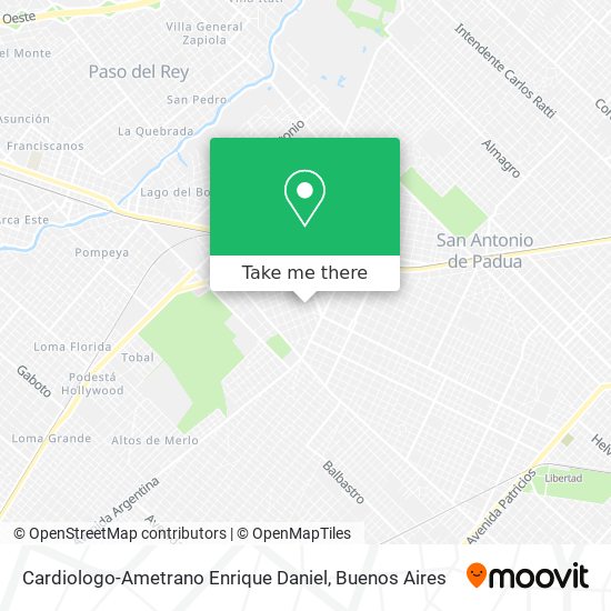 Cardiologo-Ametrano Enrique Daniel map