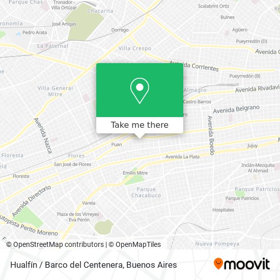 Mapa de Hualfín / Barco del Centenera