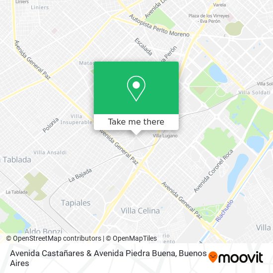 Avenida Castañares & Avenida Piedra Buena map