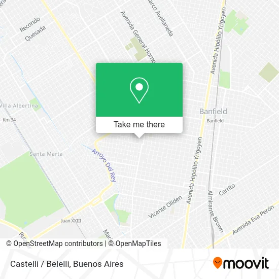 Castelli / Belelli map