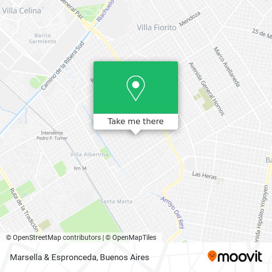 Marsella & Espronceda map