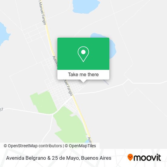 Avenida Belgrano & 25 de Mayo map