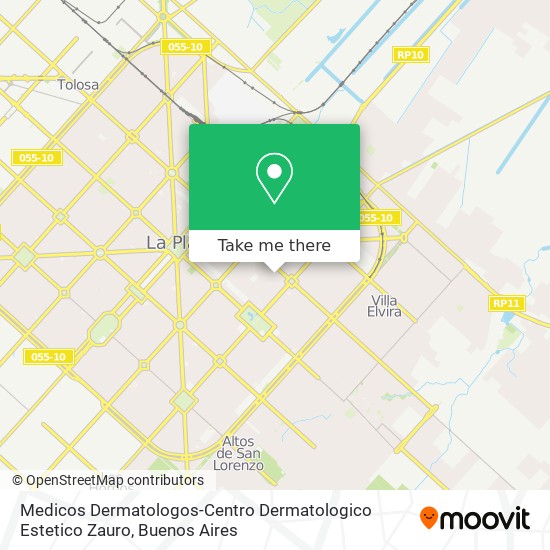 Mapa de Medicos Dermatologos-Centro Dermatologico Estetico Zauro