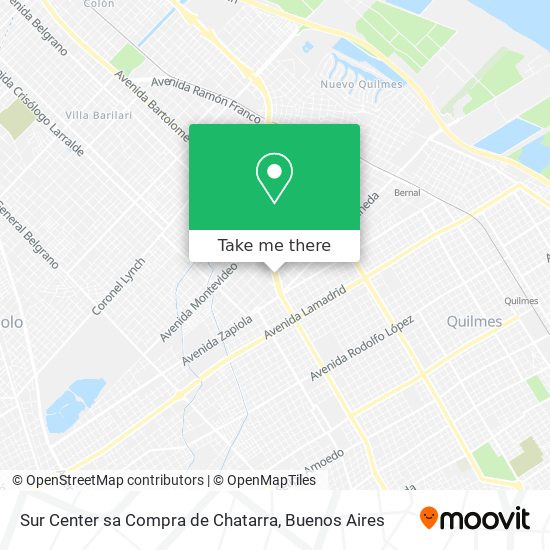 Sur Center sa Compra de Chatarra map