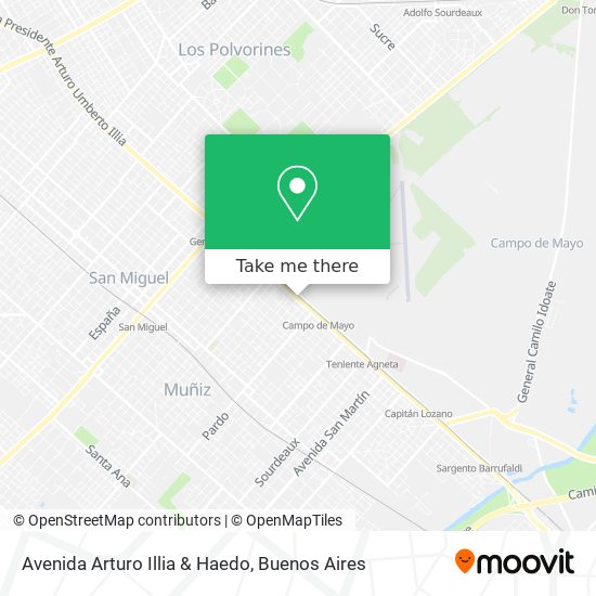 Avenida Arturo Illia & Haedo map