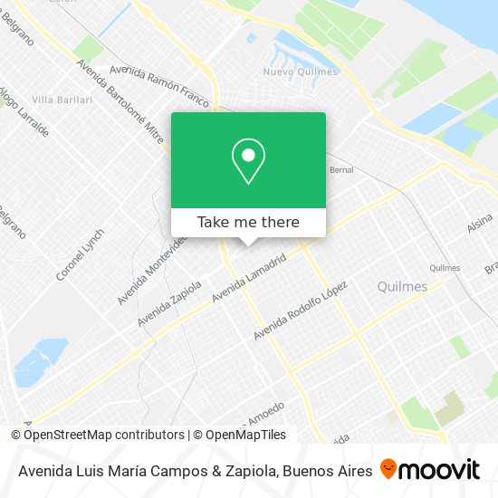 Avenida Luis María Campos & Zapiola map