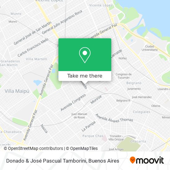 Donado & José Pascual Tamborini map