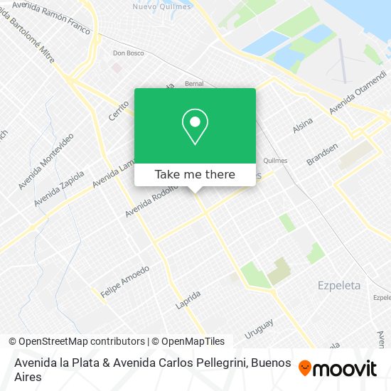 Avenida la Plata & Avenida Carlos Pellegrini map