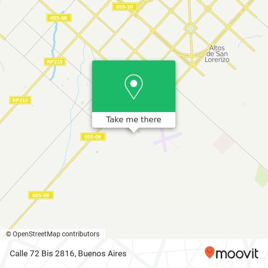 Calle 72 Bis 2816 map