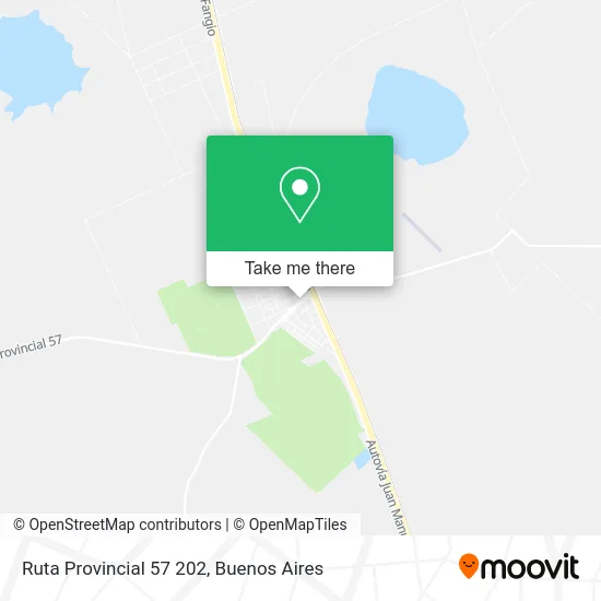 Ruta Provincial 57 202 map