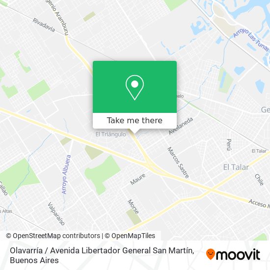 Olavarría / Avenida Libertador General San Martín map