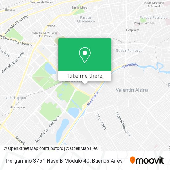 Mapa de Pergamino 3751 Nave B Modulo 40